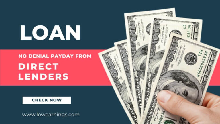 No denial payday loans direct lenders only